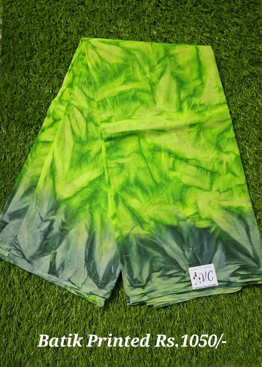 Premium Cotton Batik Cotton Saree